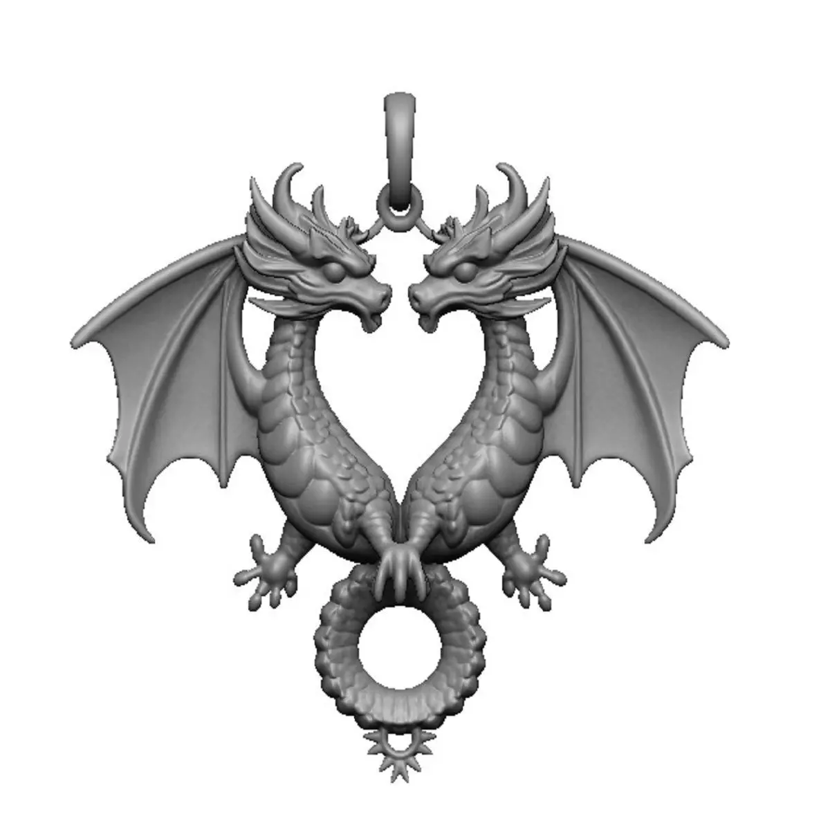 dragon pendant 3D print model