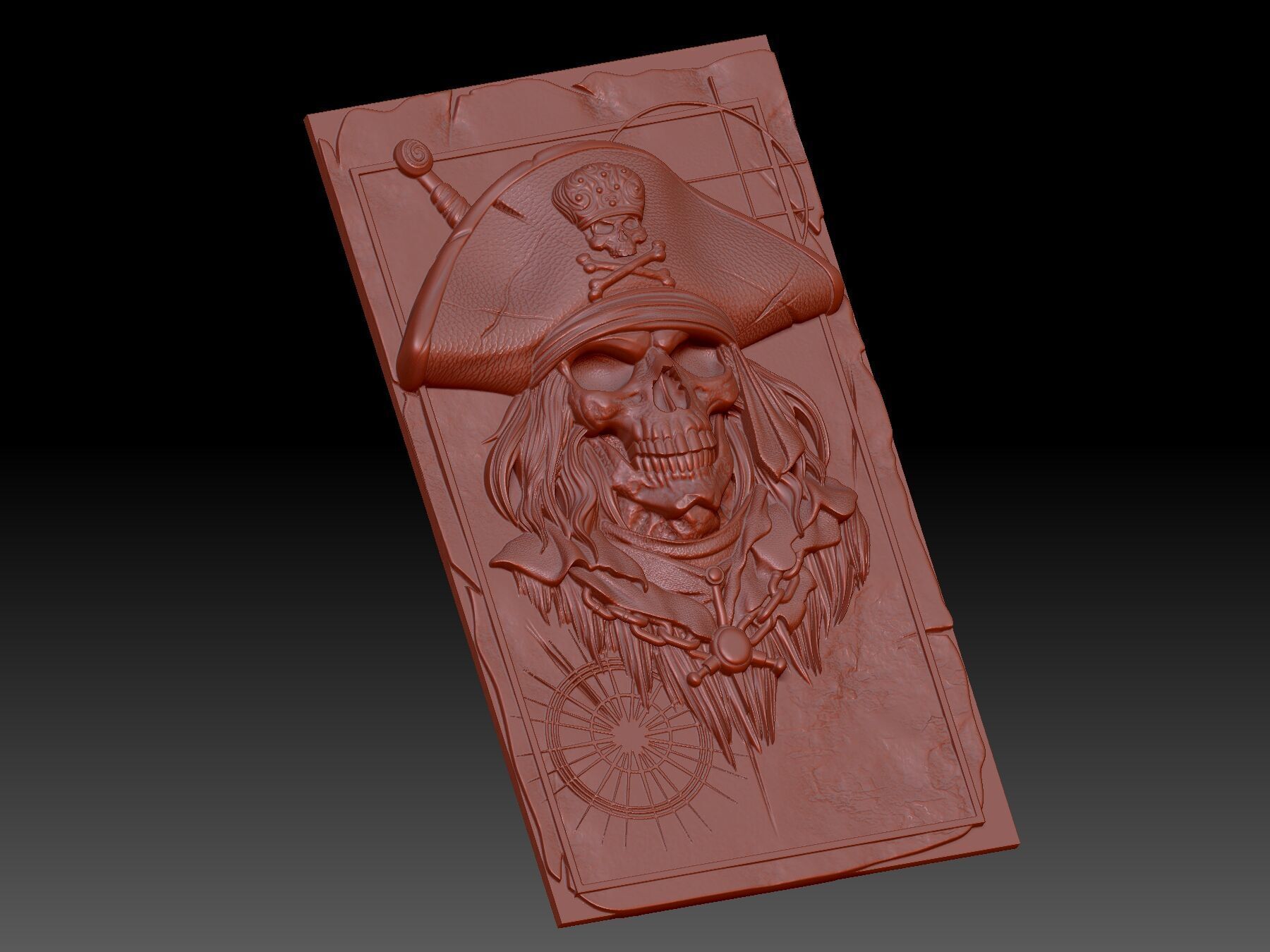 Pirate 3D print model_3