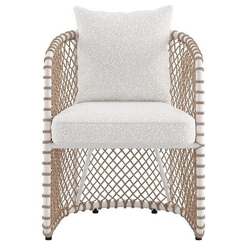 Dining chair Oasis by Flexform 3D model 2