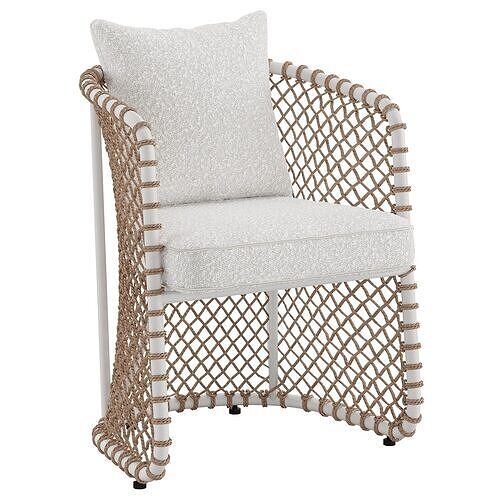 Dining chair Oasis by Flexform 3D model