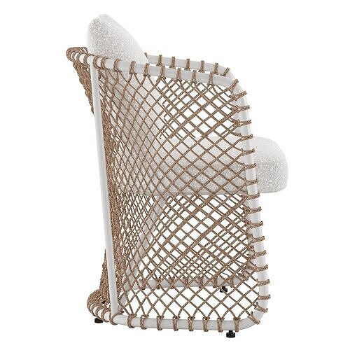 Dining chair Oasis by Flexform 3D model 6