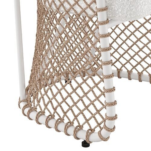 Dining chair Oasis by Flexform 3D model 5