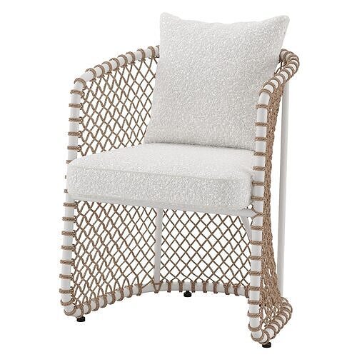 Dining chair Oasis by Flexform 3D model 3