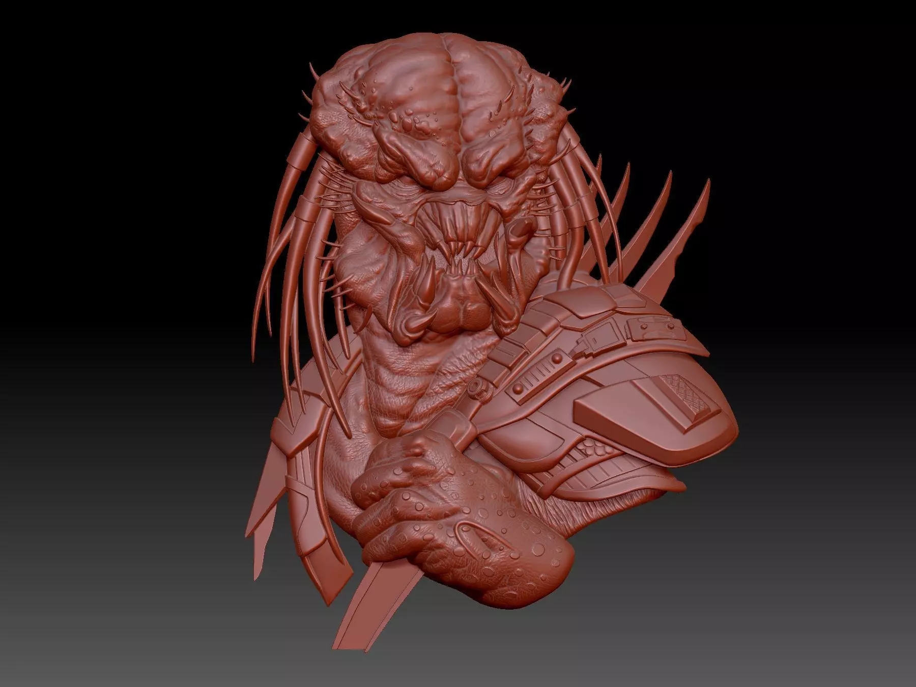 Predator 3D print model