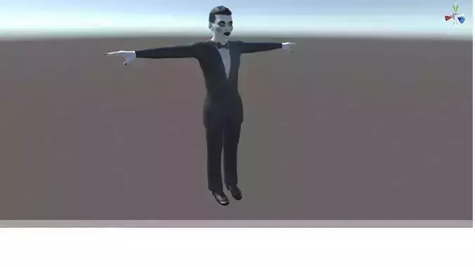 Drakula man in tuxedo 3D model