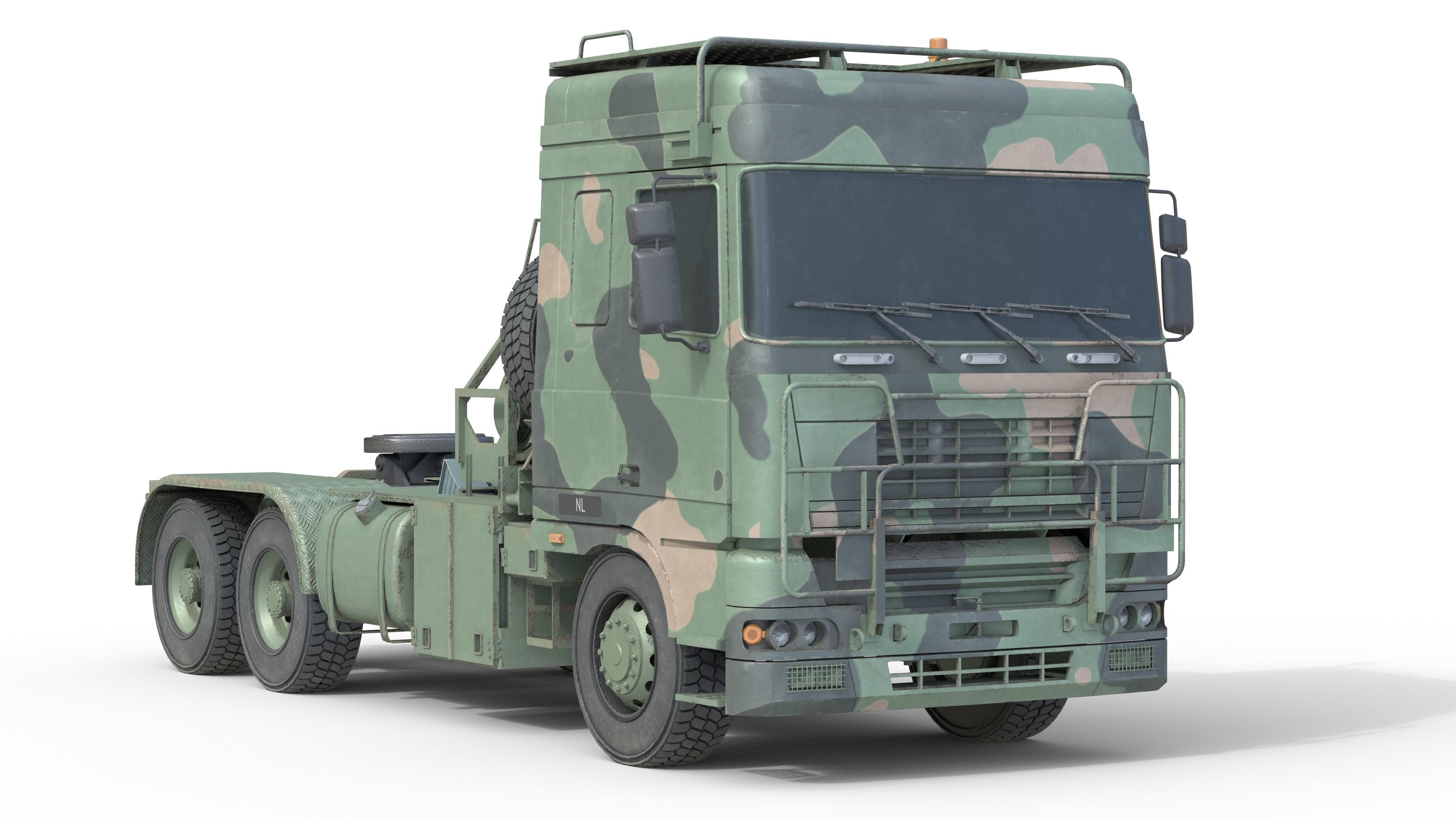 5 Military Vehicles Collection v37 Low-poly 3D model_7