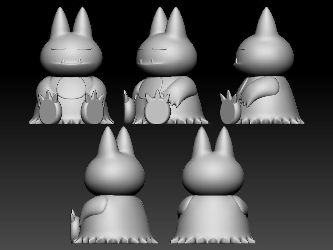 Snorlax Evolution Pack 3D print model_6