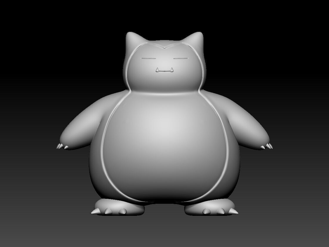 Snorlax Evolution Pack 3D print model_8