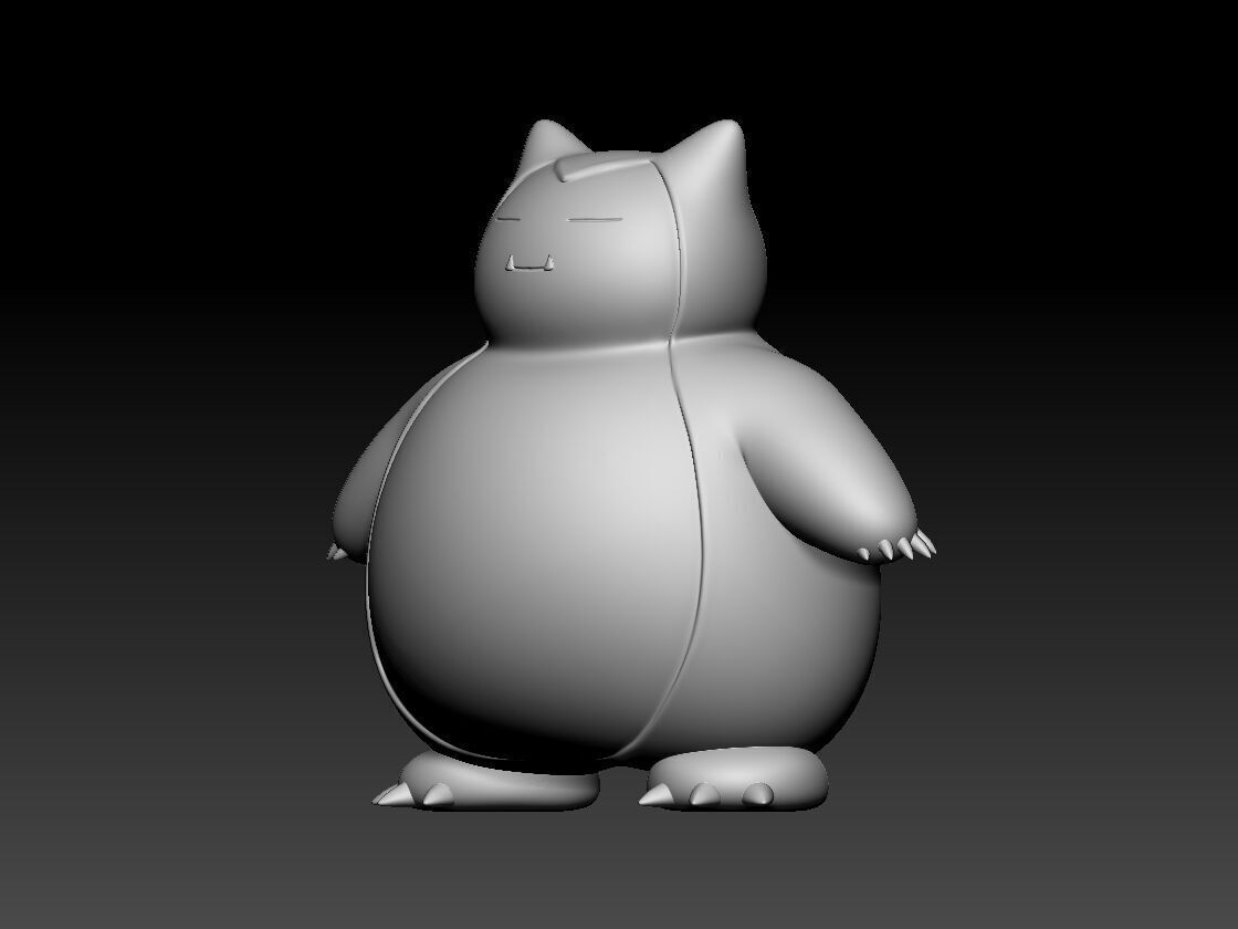 Snorlax Evolution Pack 3D print model_10