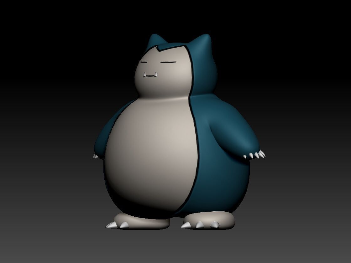 Snorlax Evolution Pack 3D print model_9