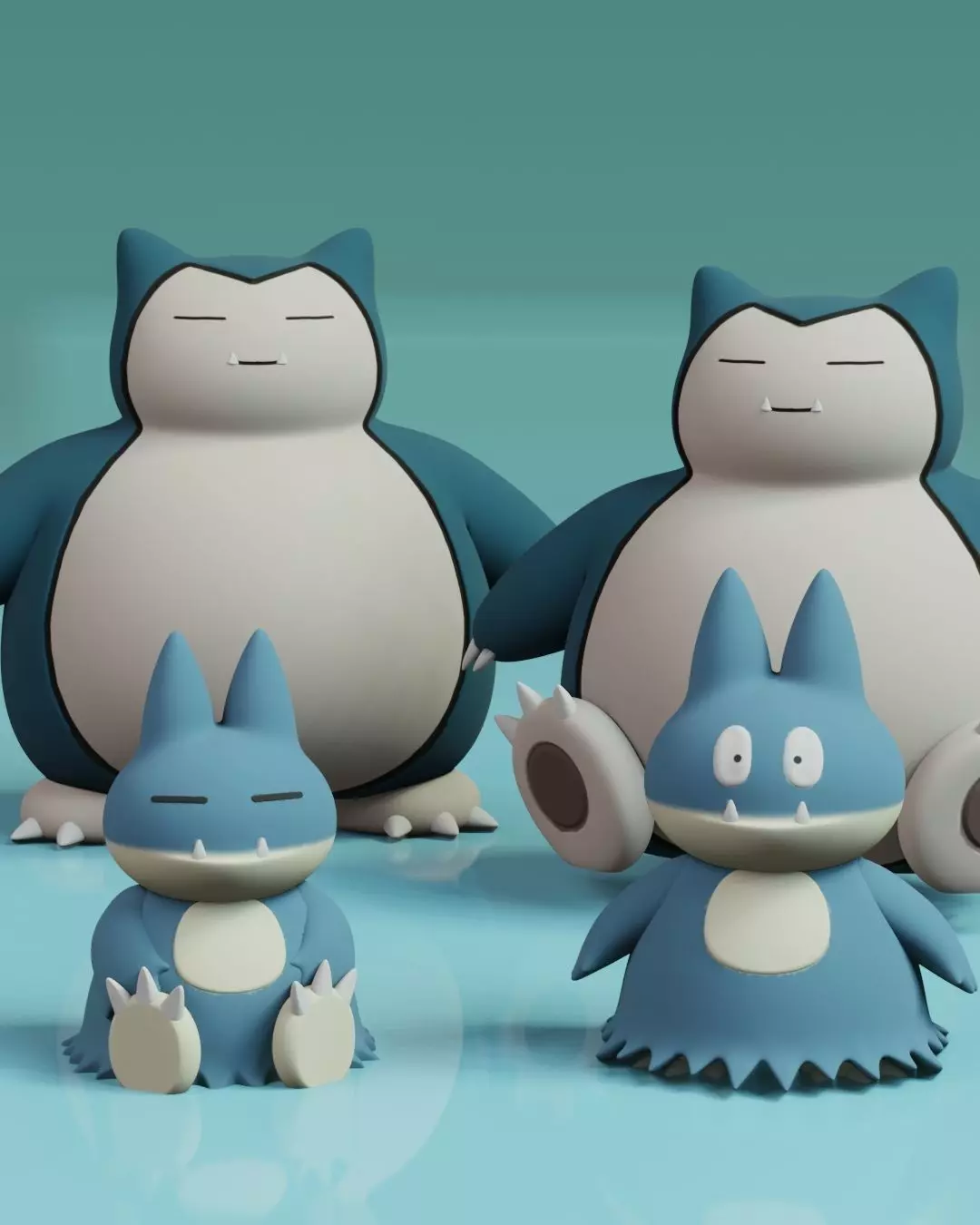 Snorlax Evolution Pack 3D print model_0