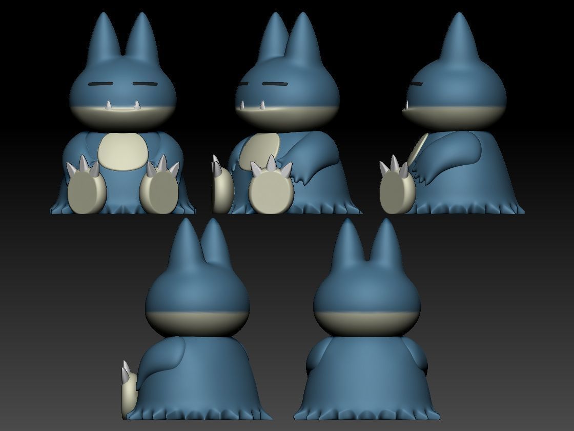 Snorlax Evolution Pack 3D print model_5