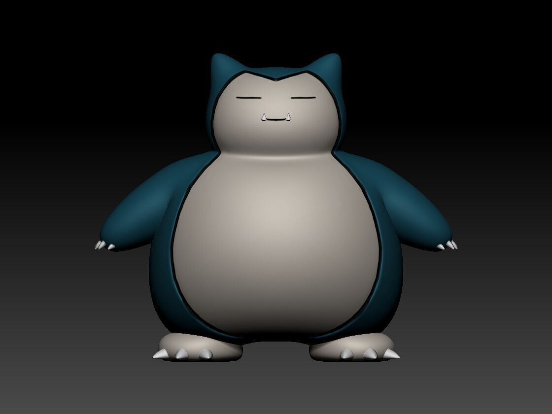 Snorlax Evolution Pack 3D print model_7