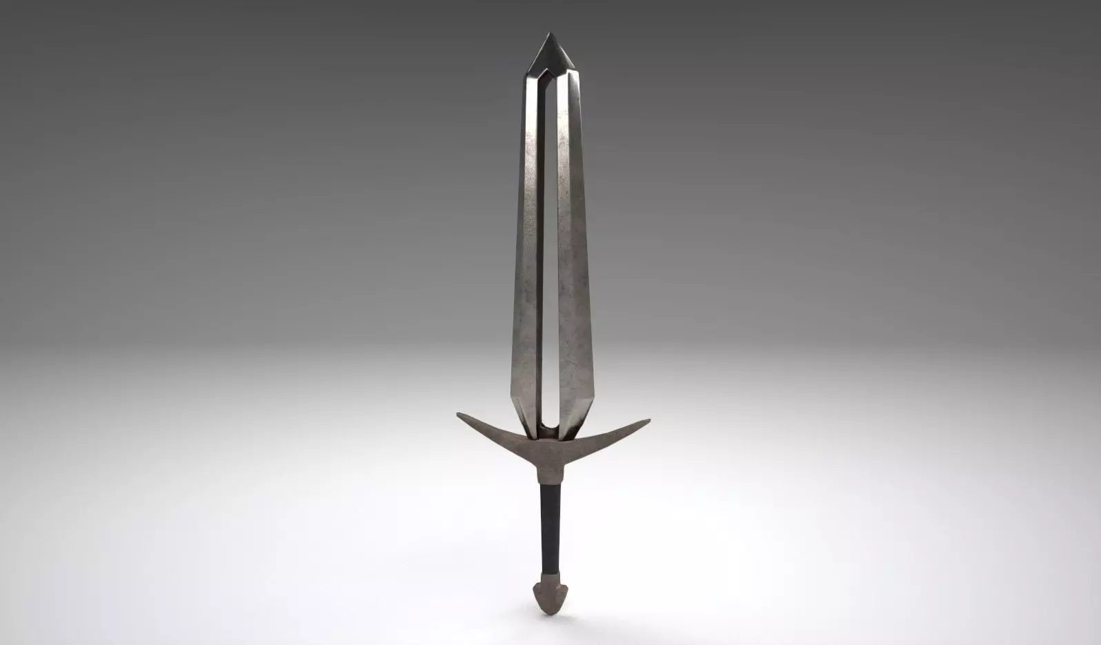 Hollow Sword Low-poly 3D model_0