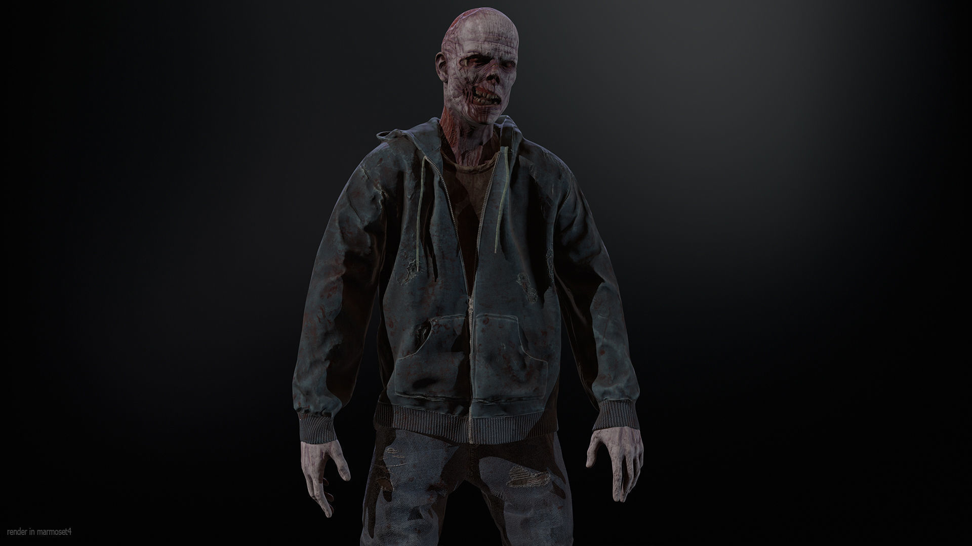 Urban Zombie Pack3 3D Model Collection_34