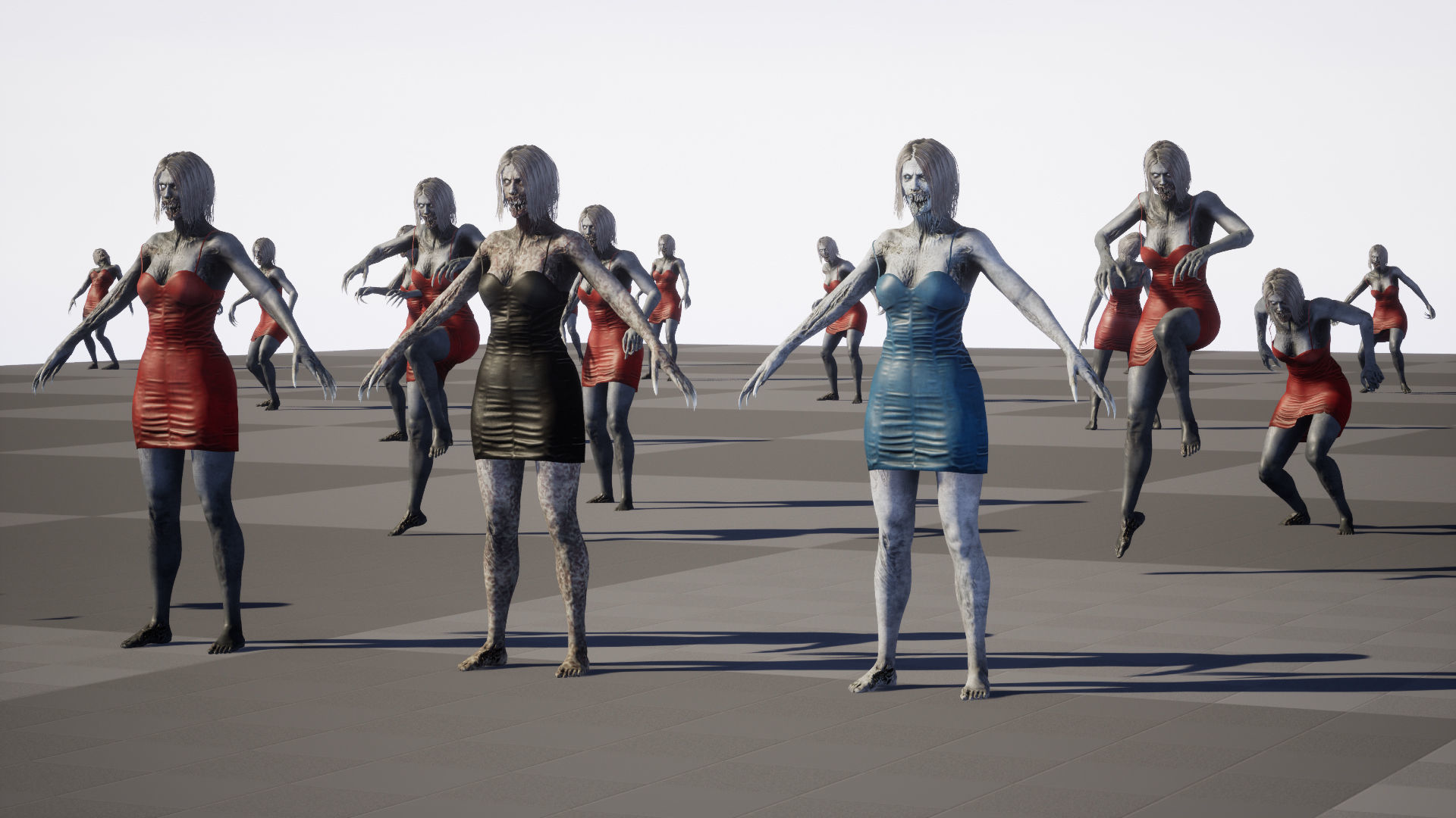 Urban Zombie Pack3 3D Model Collection_26