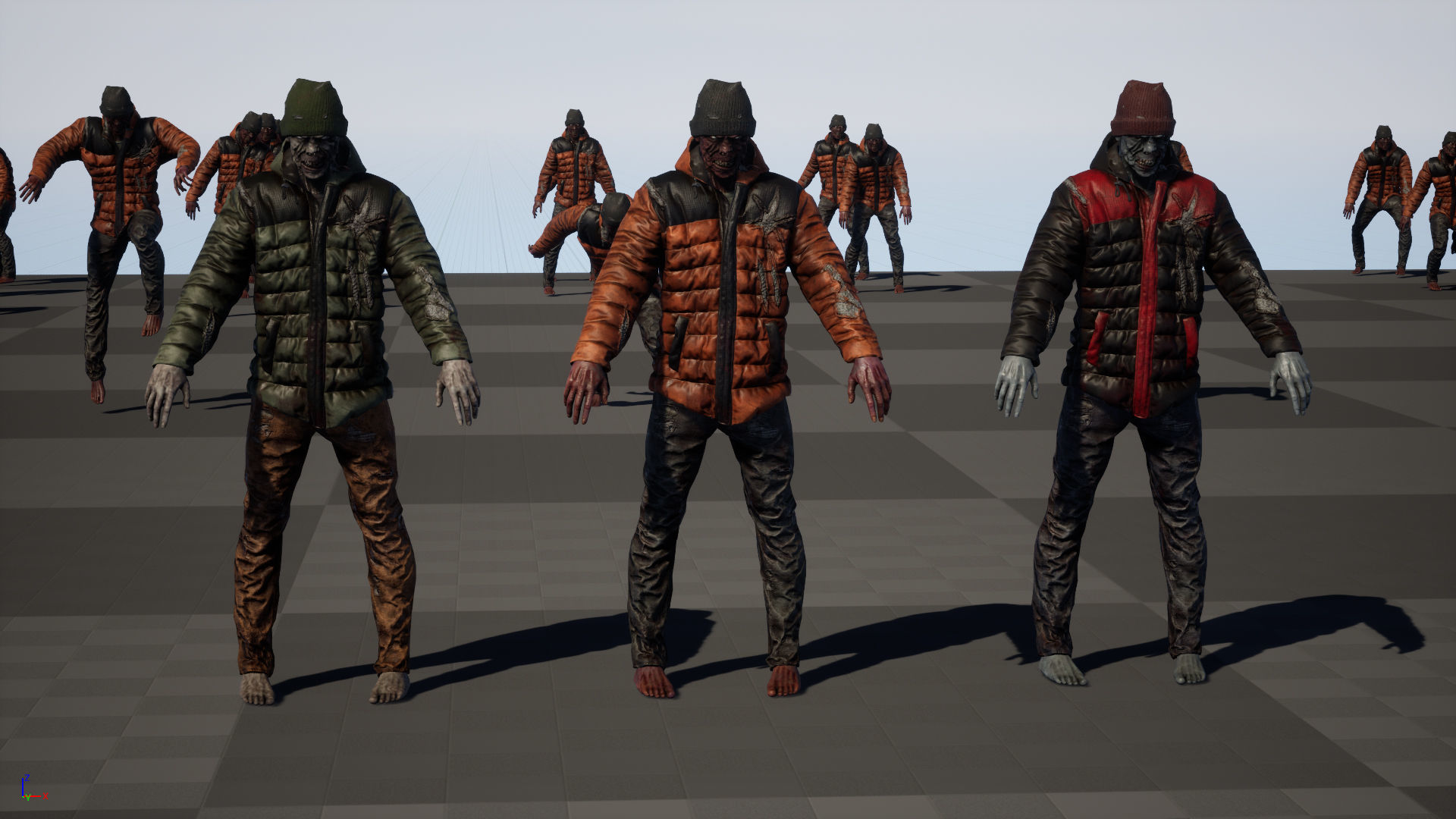 Urban Zombie Pack3 3D Model Collection_42