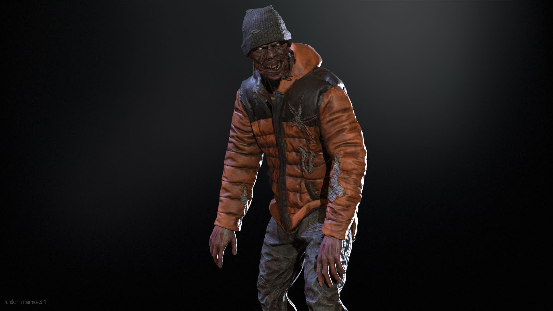 Urban Zombie Pack3 3D Model Collection_37