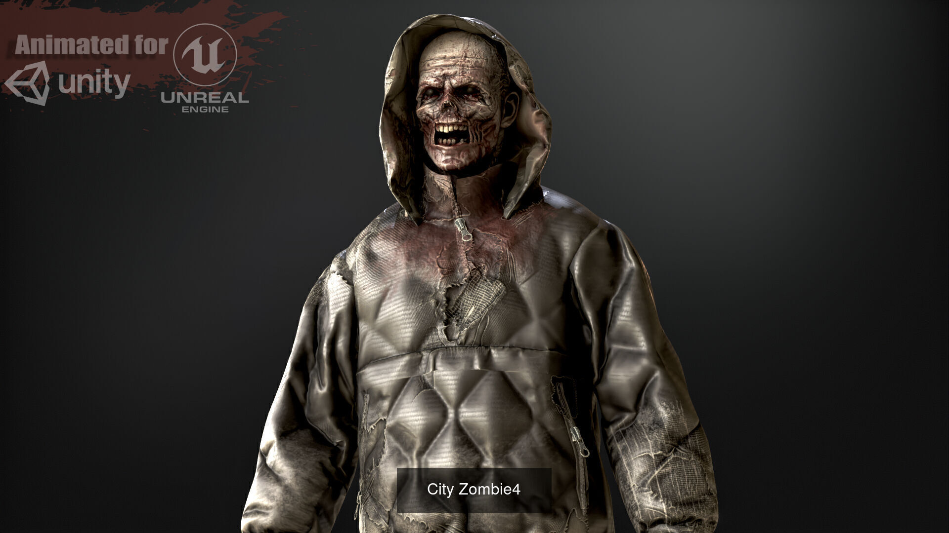 Urban Zombie Pack3 3D Model Collection_19