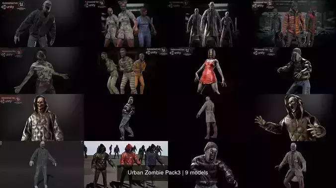 Urban Zombie Pack3