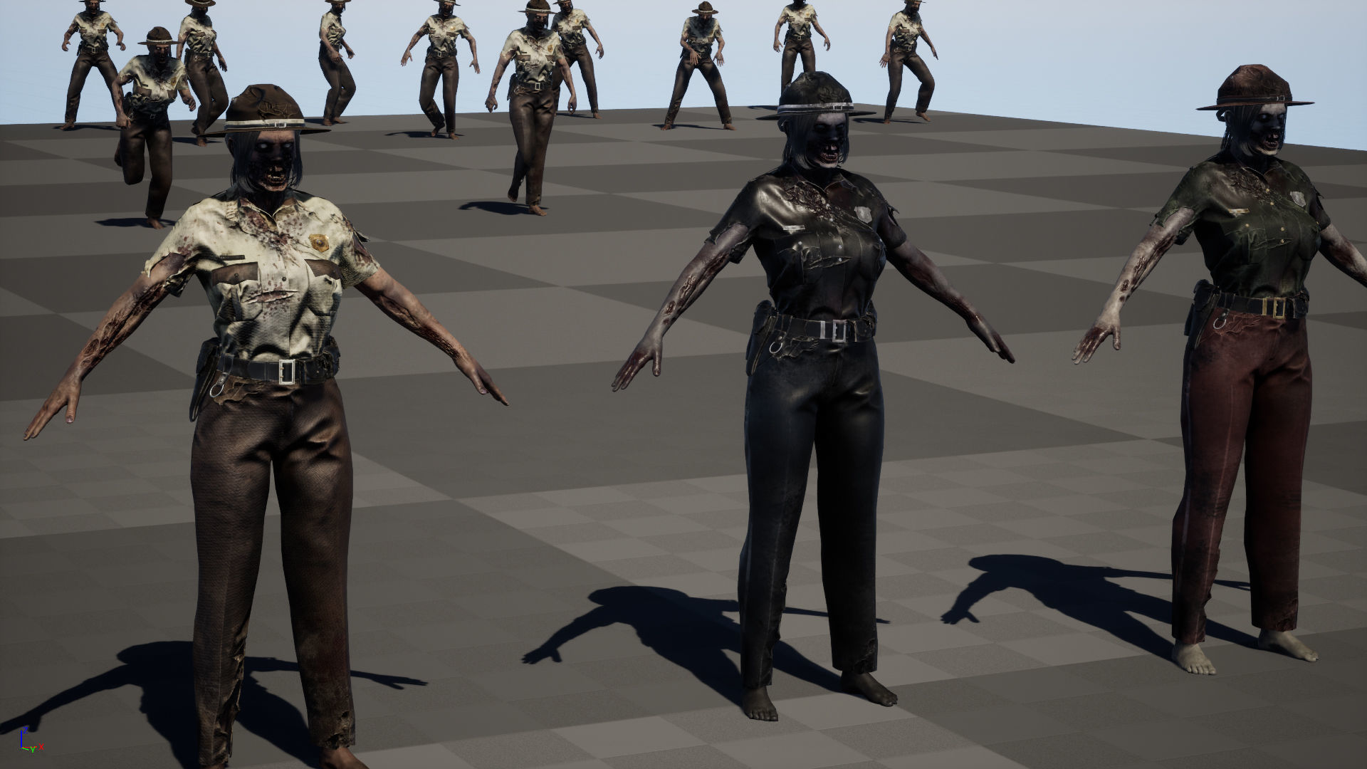 Urban Zombie Pack3 3D Model Collection_30