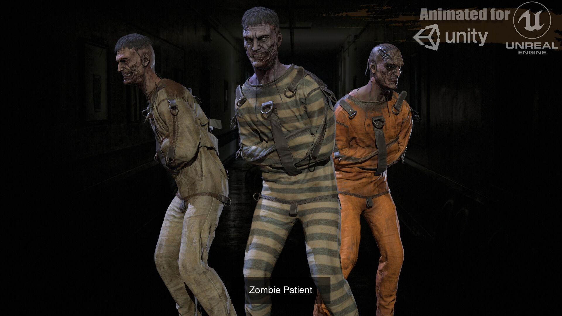 Urban Zombie Pack3 3D Model Collection_16