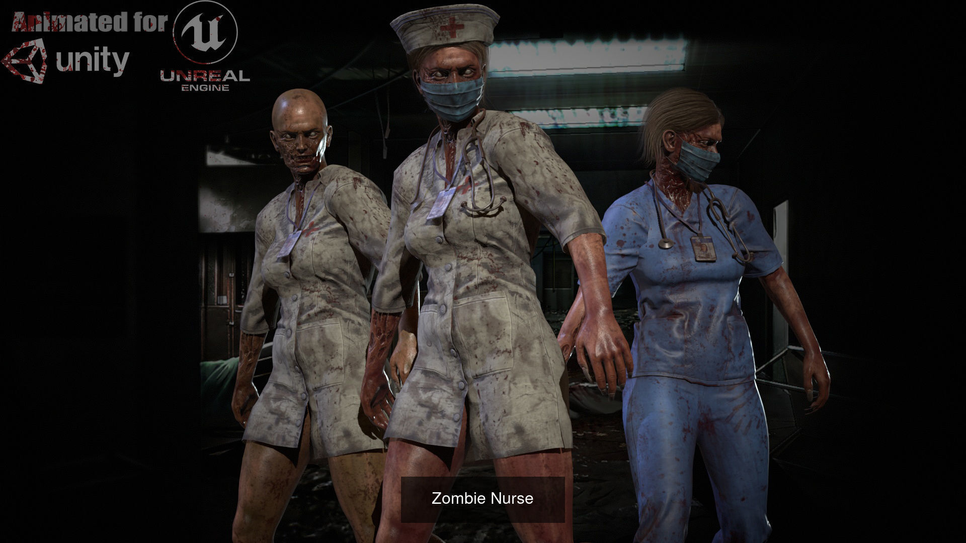 Urban Zombie Pack3 3D Model Collection_13