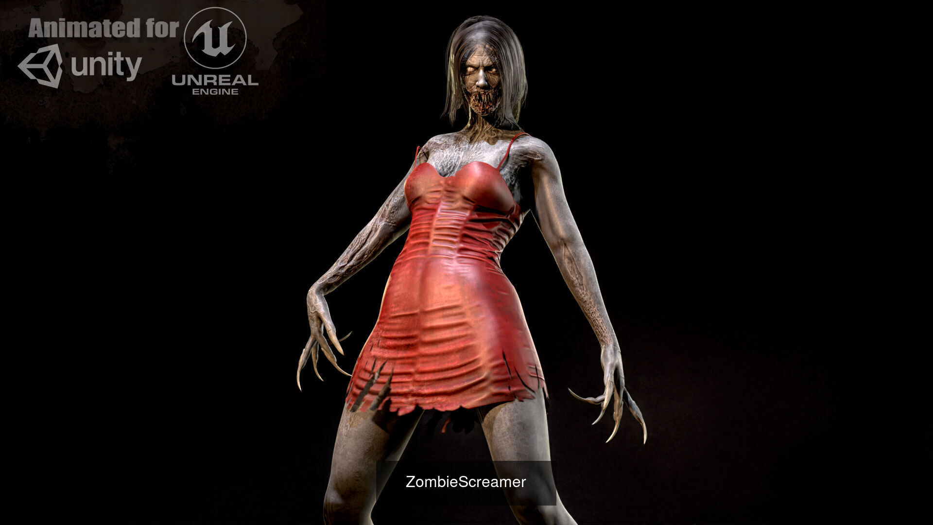 Urban Zombie Pack3 3D Model Collection_17