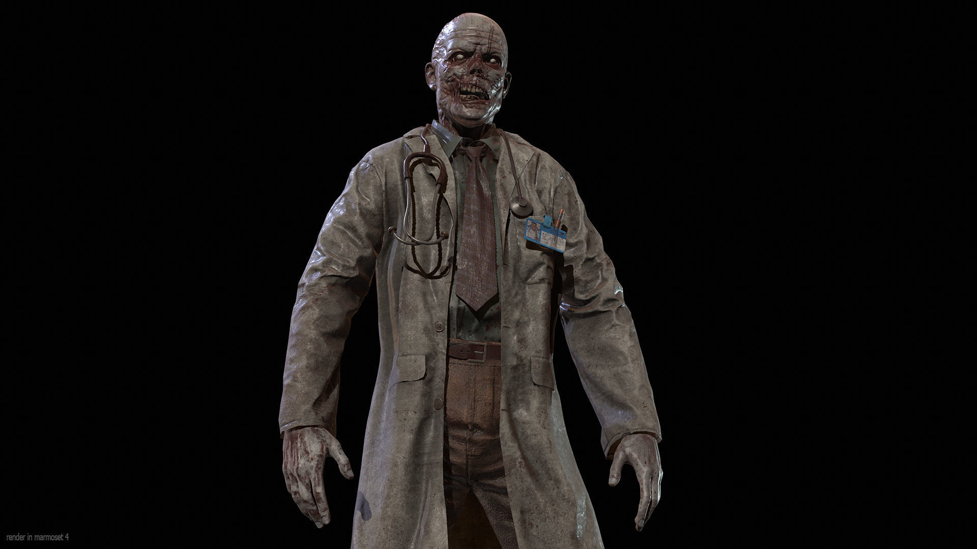 Urban Zombie Pack3 3D Model Collection_28