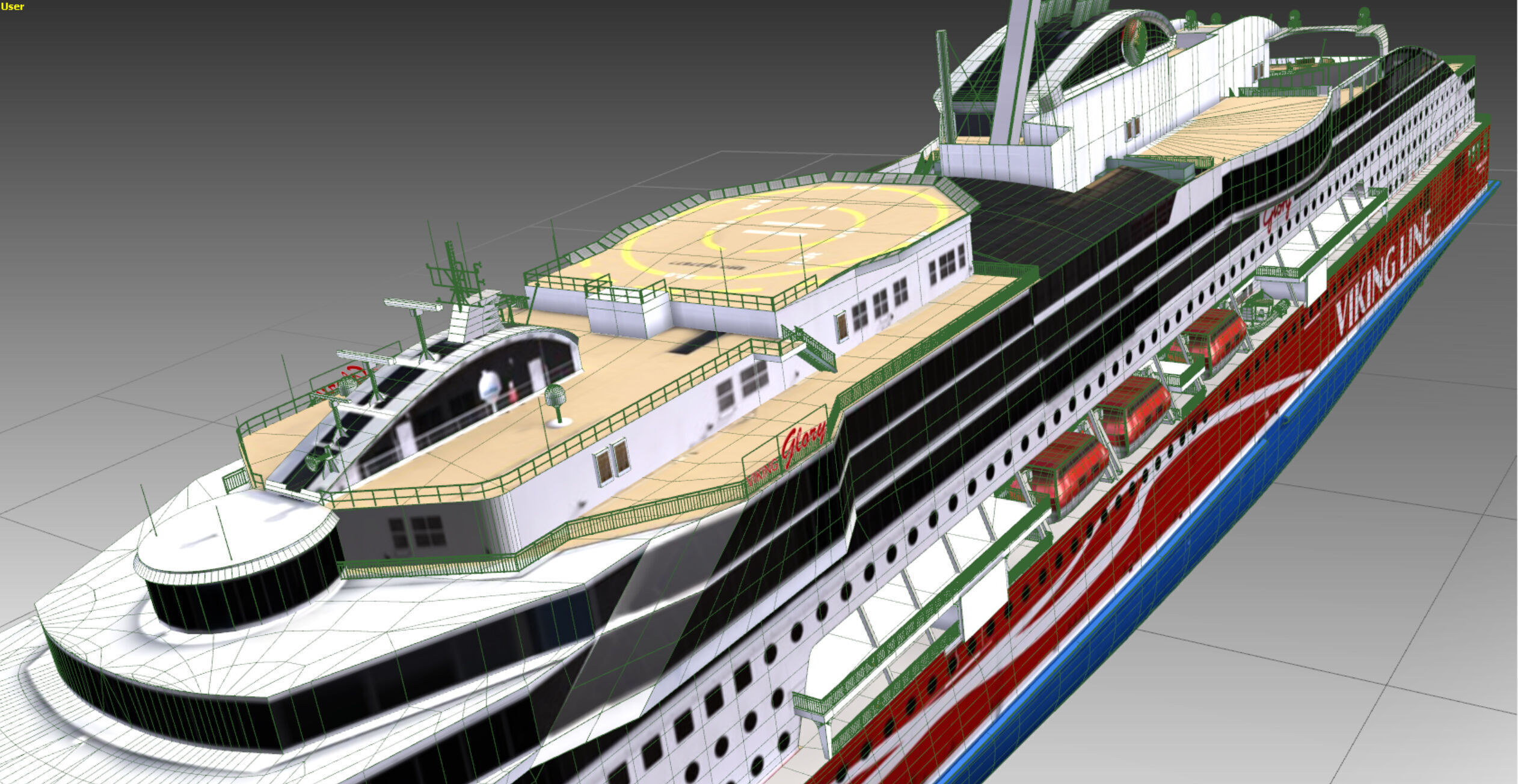 Luxury Cruise Ship 3D model_14