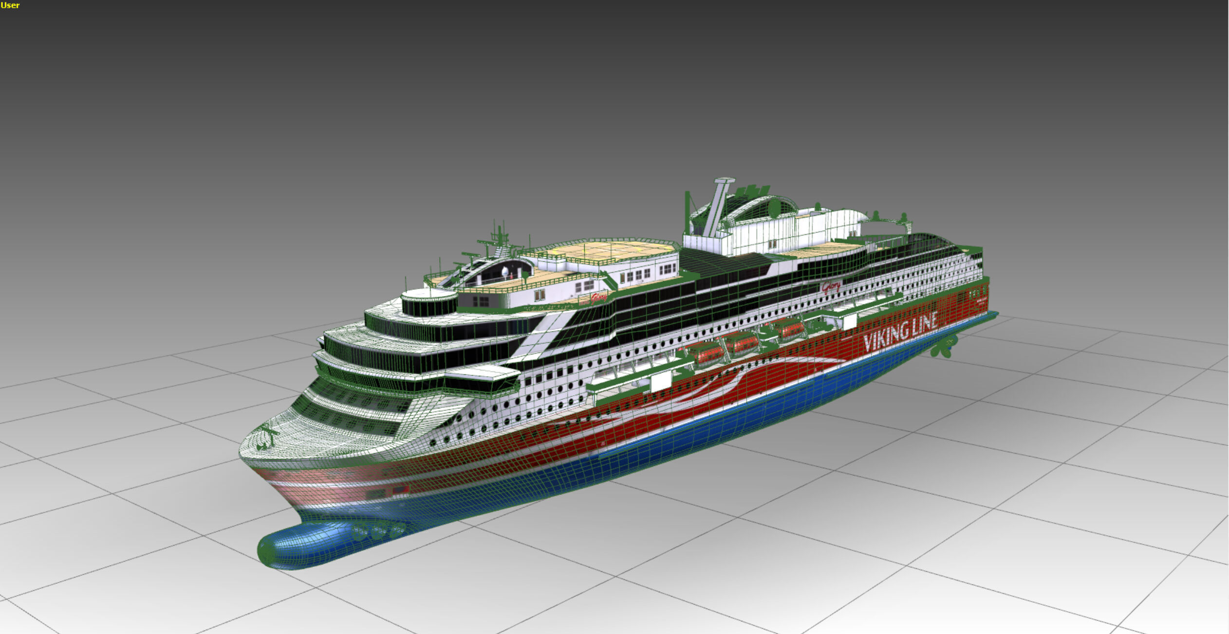 Luxury Cruise Ship 3D model_13