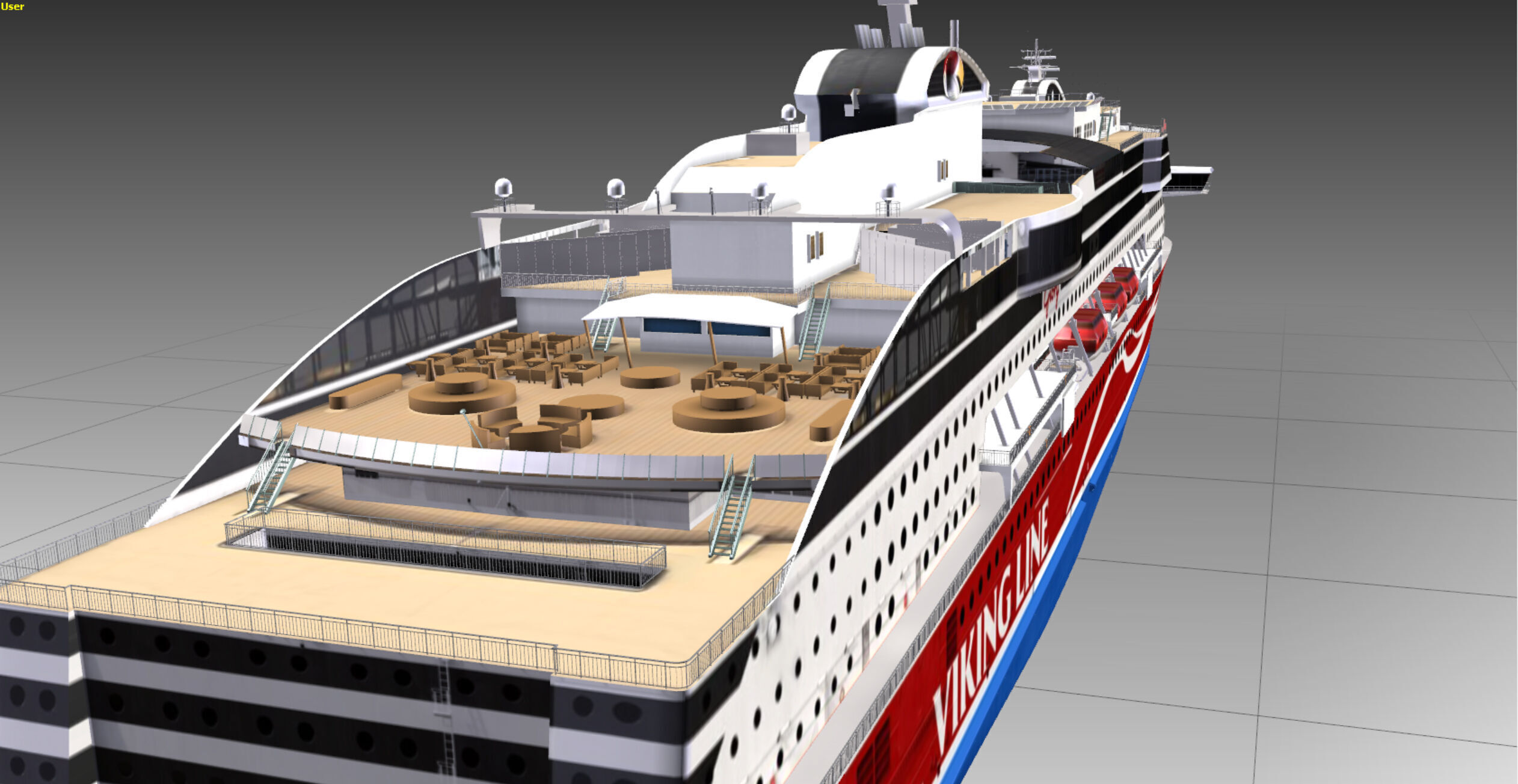 Luxury Cruise Ship 3D model_12