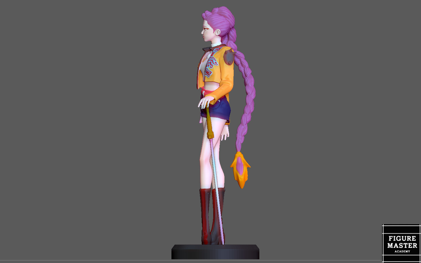 RUMI K POP DEMON HUNTERS NETFLIX ANIME 3D PRINT 3D print model_7