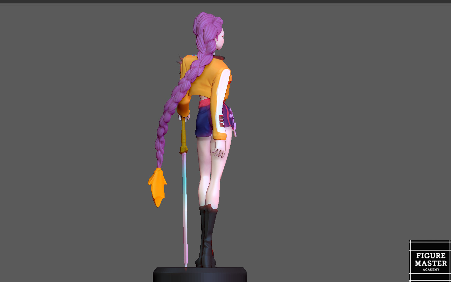 RUMI K POP DEMON HUNTERS NETFLIX ANIME 3D PRINT 3D print model_9