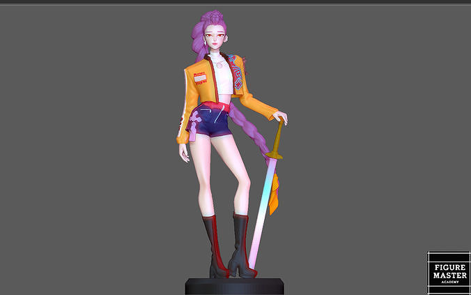 RUMI K POP DEMON HUNTERS NETFLIX ANIME 3D PRINT 3D print model