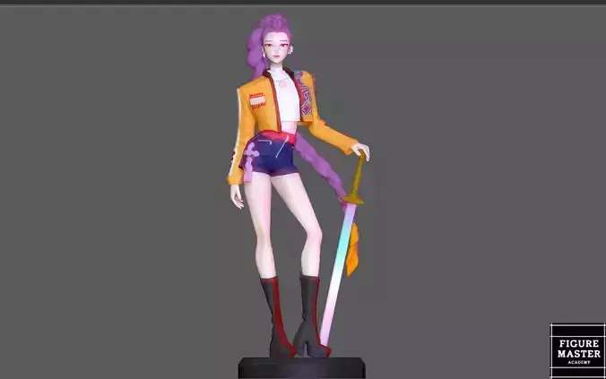 RUMI K POP DEMON HUNTERS NETFLIX ANIME 3D PRINT