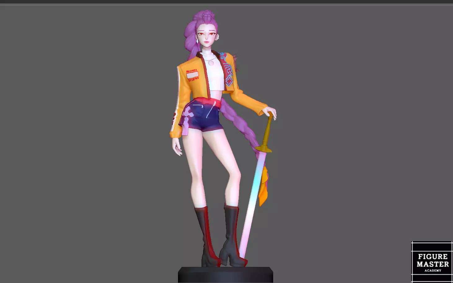 RUMI K POP DEMON HUNTERS NETFLIX ANIME 3D PRINT 3D print model_0