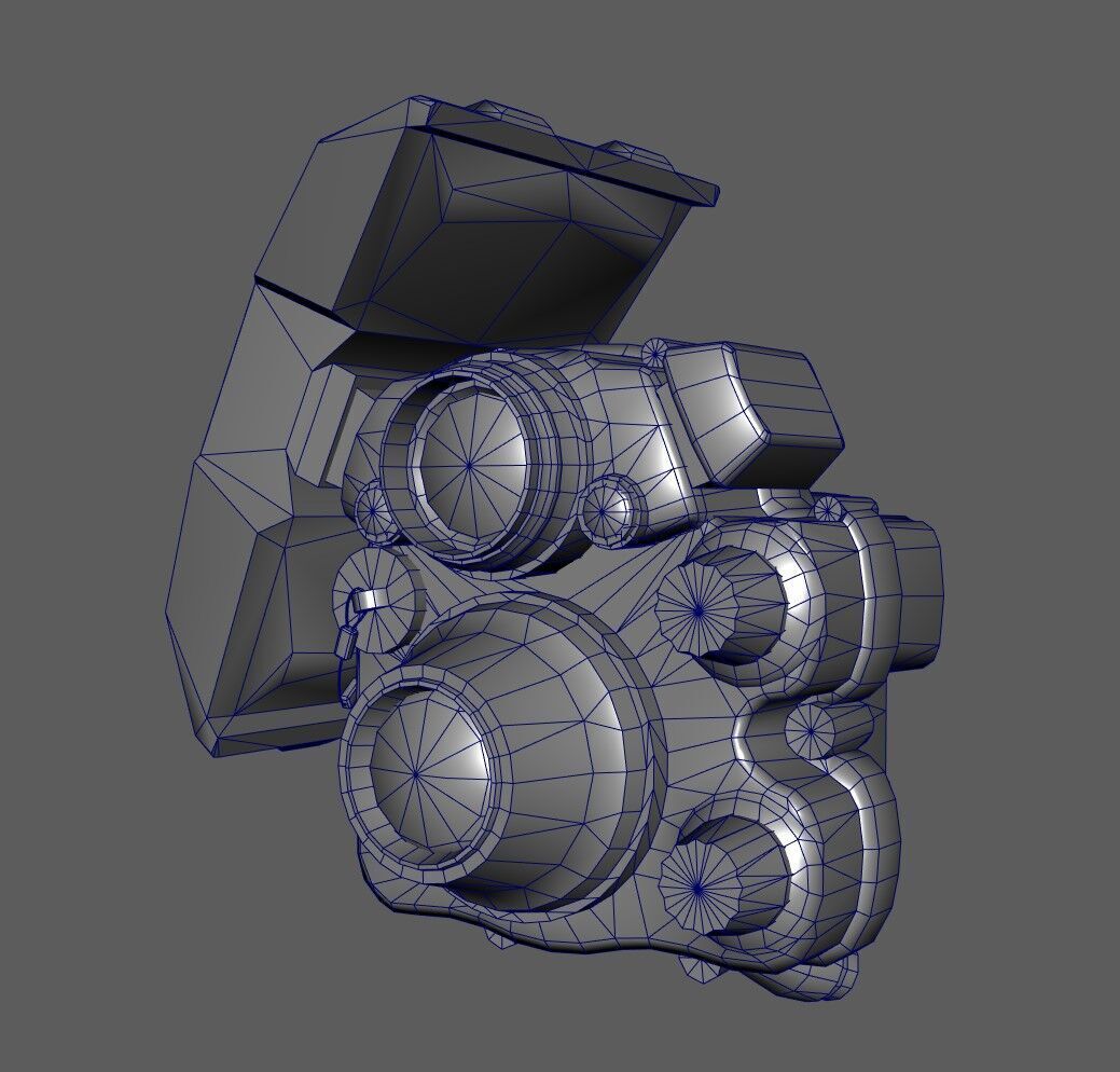 Enhanced Night Vision Goggle Low-poly 3D model_6