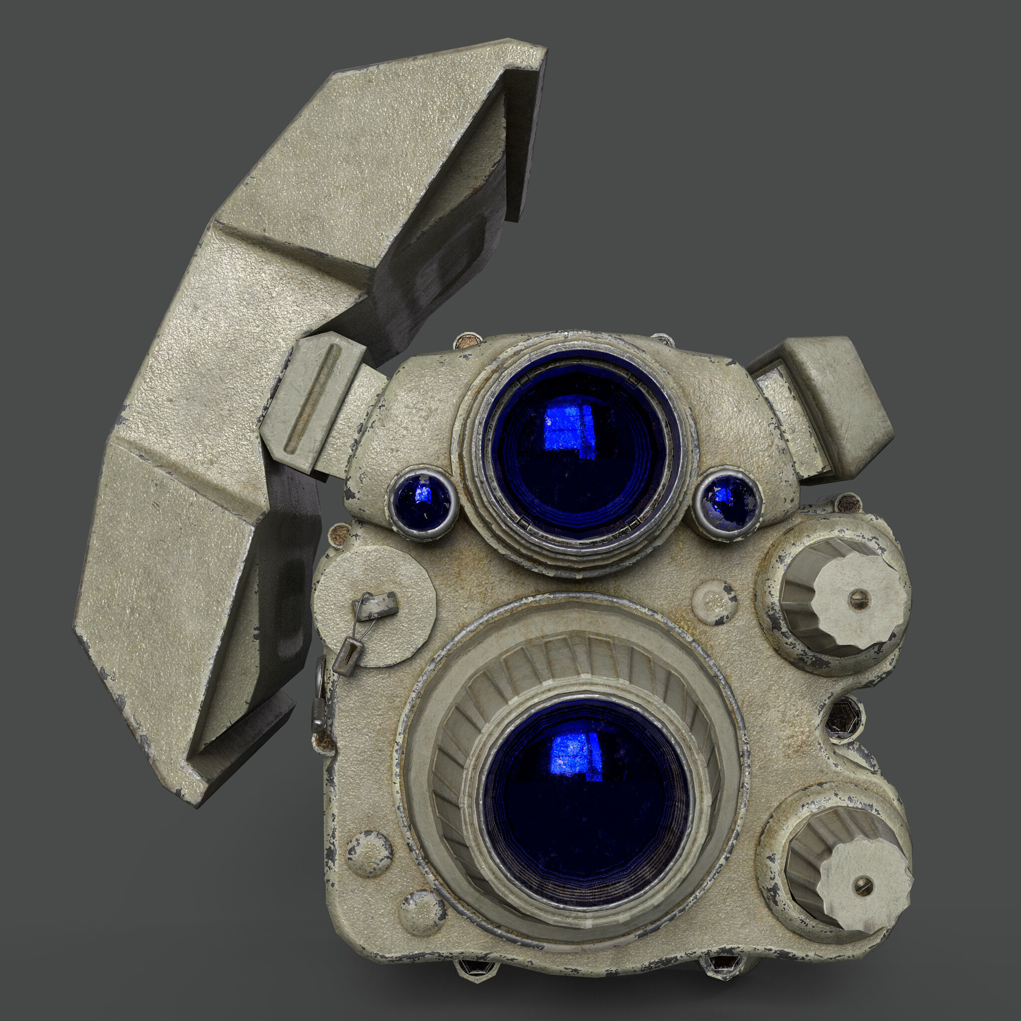 Enhanced Night Vision Goggle Low-poly 3D model_2
