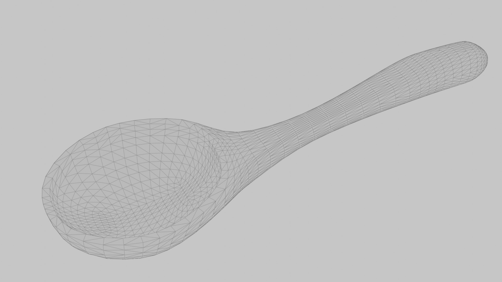 Realistic Wooden Ladle PBR 3D Model Game-Ready Low-poly 3D model_11