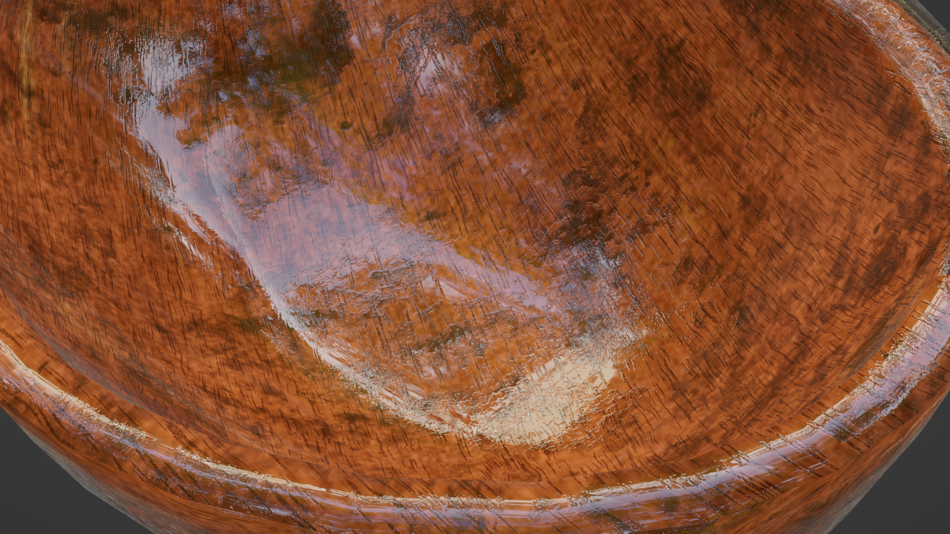 Realistic Wooden Ladle PBR 3D Model Game-Ready Low-poly 3D model_6