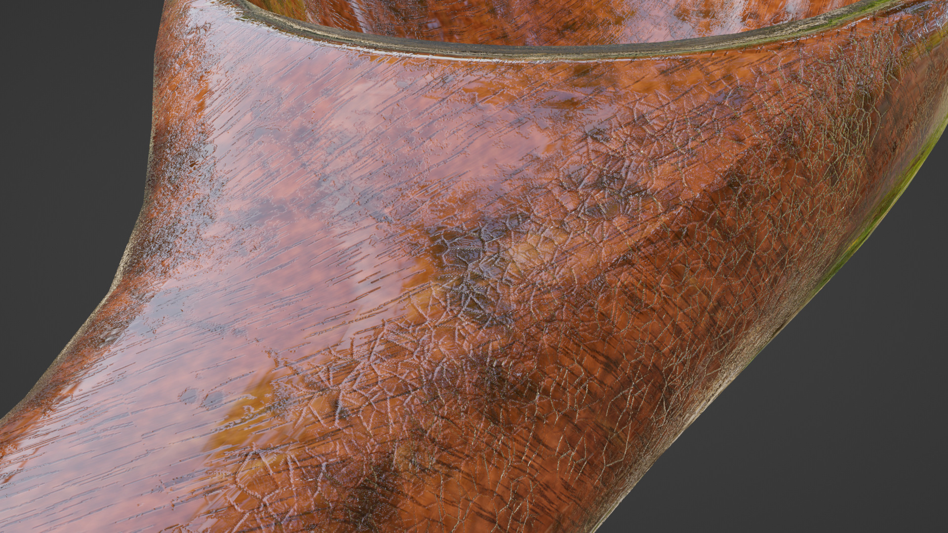 Realistic Wooden Ladle PBR 3D Model Game-Ready Low-poly 3D model_5