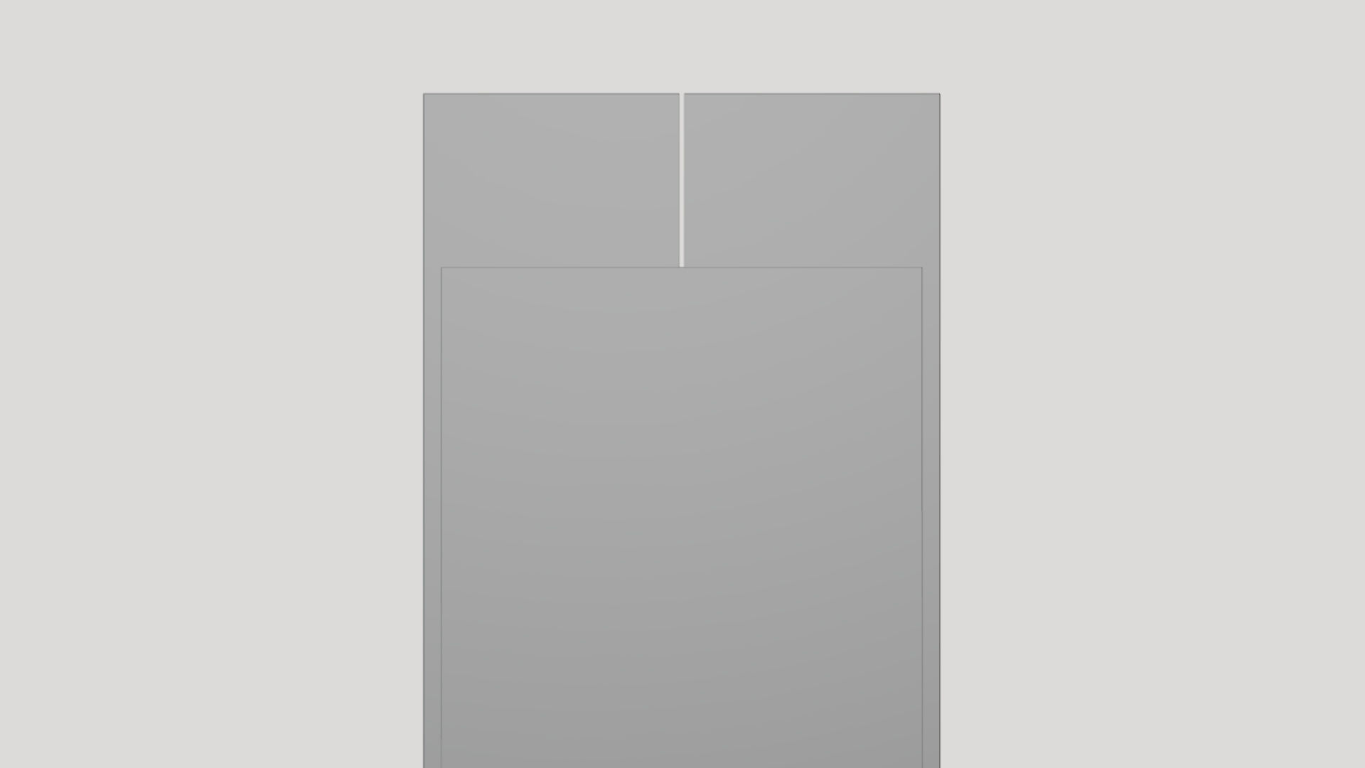 Basic Poster Board - Geometry Only No Textures No Materials 3D model_3