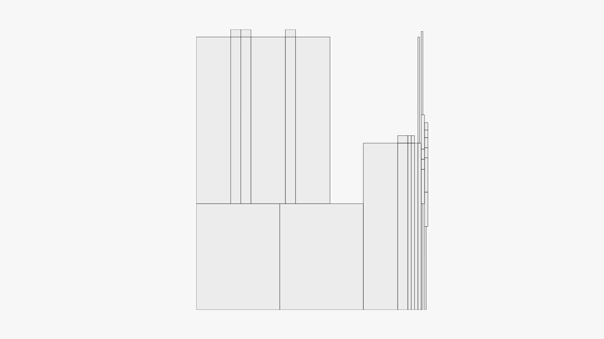Basic Poster Board - Geometry Only No Textures No Materials 3D model_6