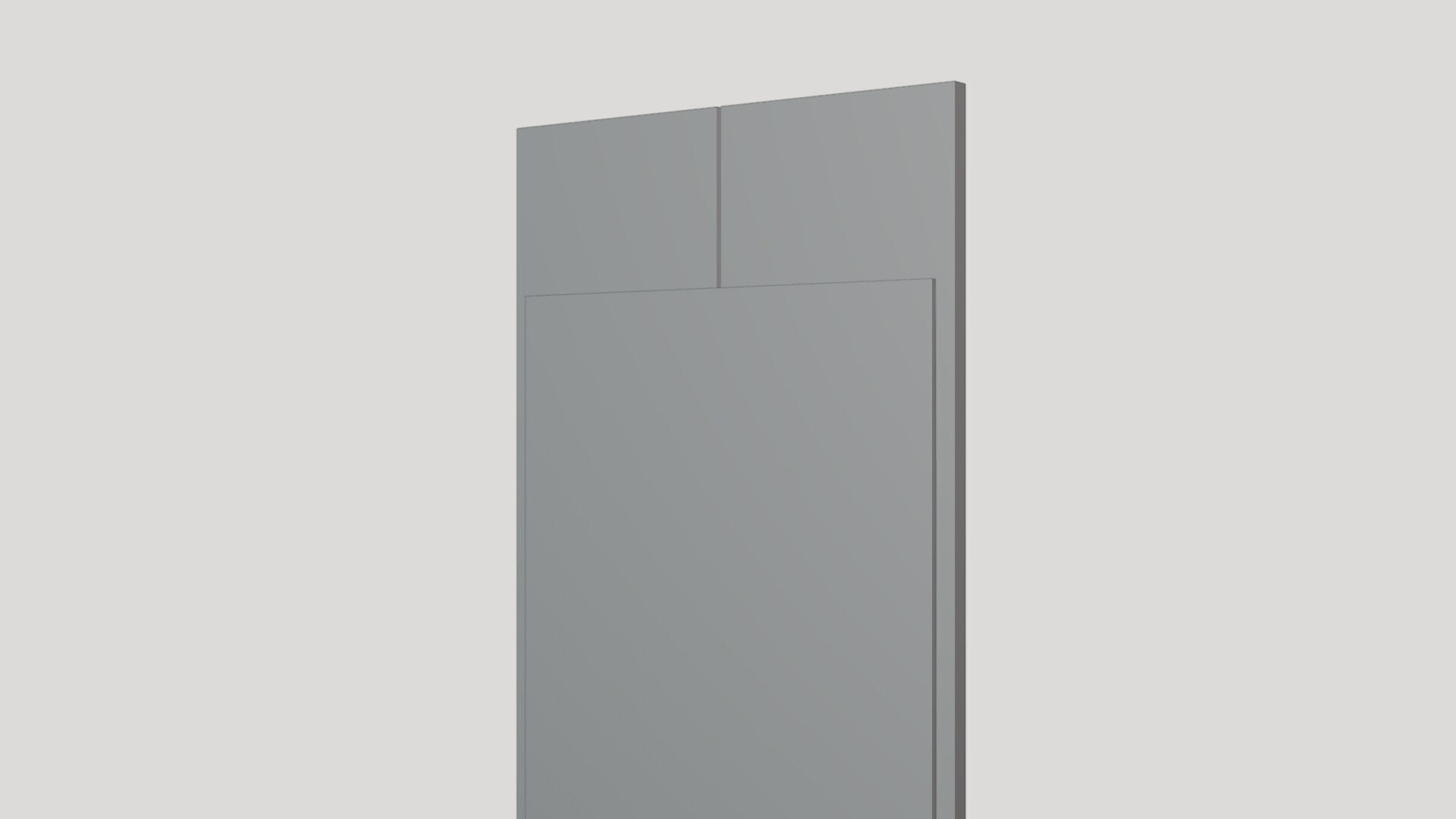 Basic Poster Board - Geometry Only No Textures No Materials 3D model_4