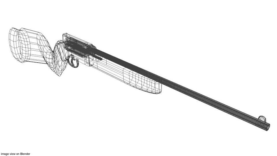 Revolver - Rifle Type 1 3D model_3