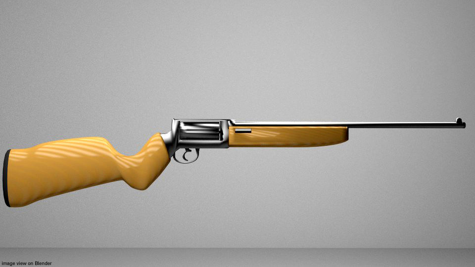 Revolver - Rifle Type 1 3D model_1