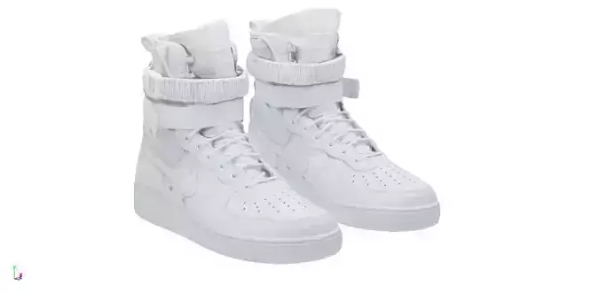 Nike SF Air Force 1 High Triple White Compexcon