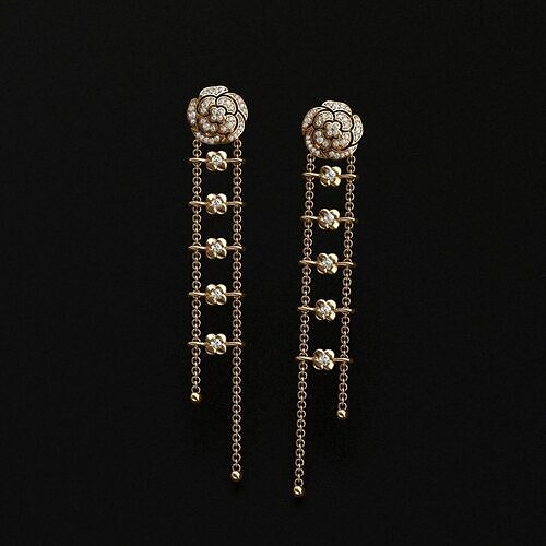 Chanel Earrings 3D print model