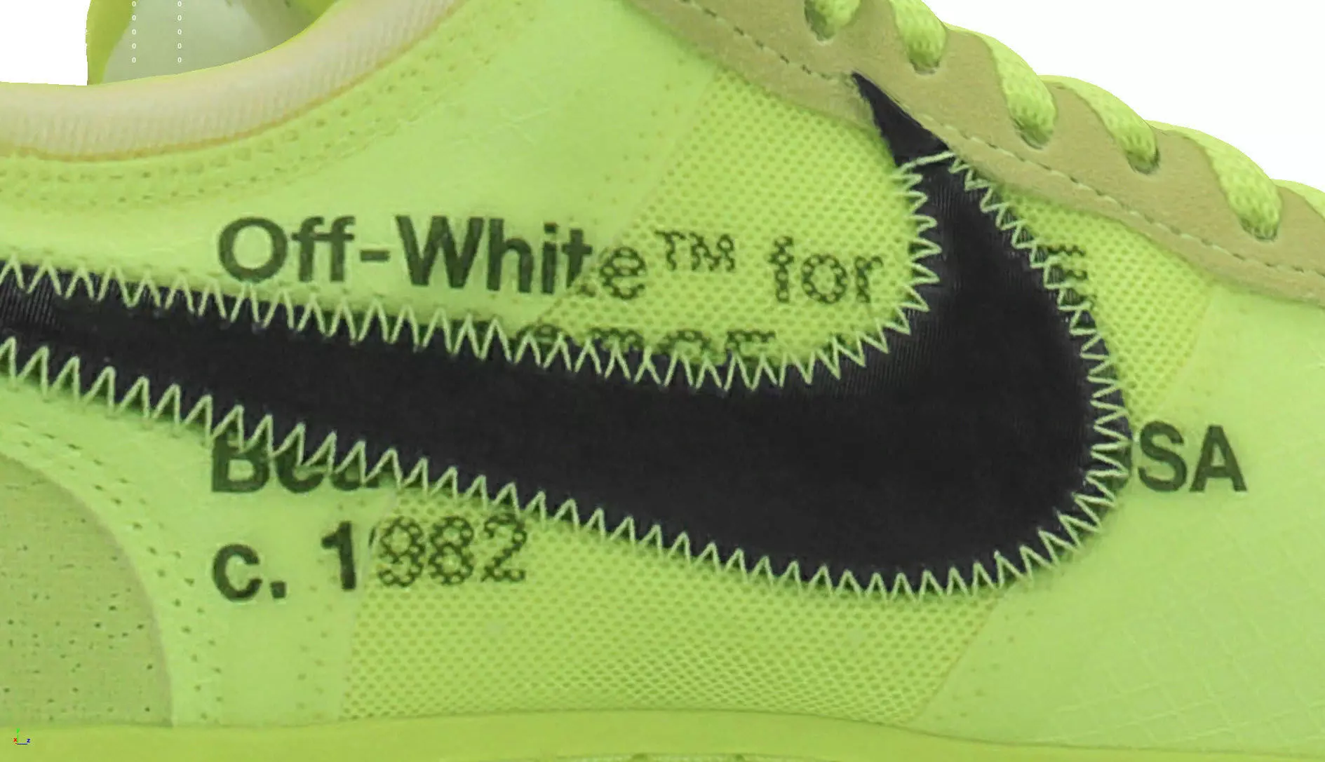 Off-White x Air Force 1 Low-poly 3D model